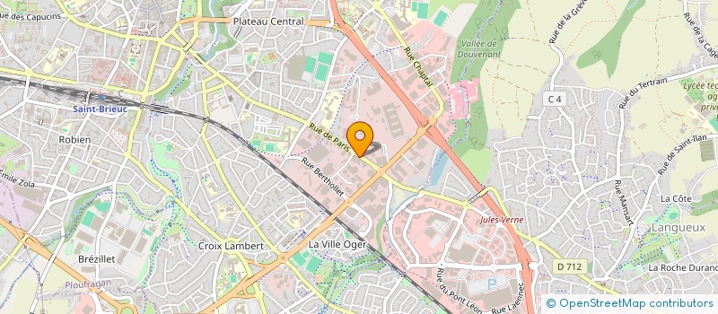 localisation de l'entreprise LOUP AUTO à SAINT-BRIEUC