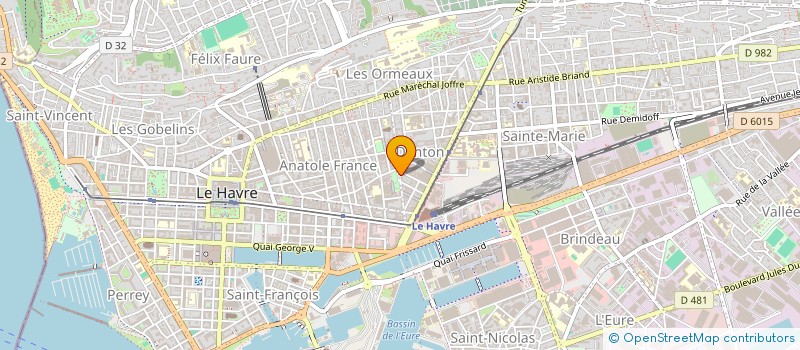 localisation de l'entreprise LOUP BAR à LE HAVRE