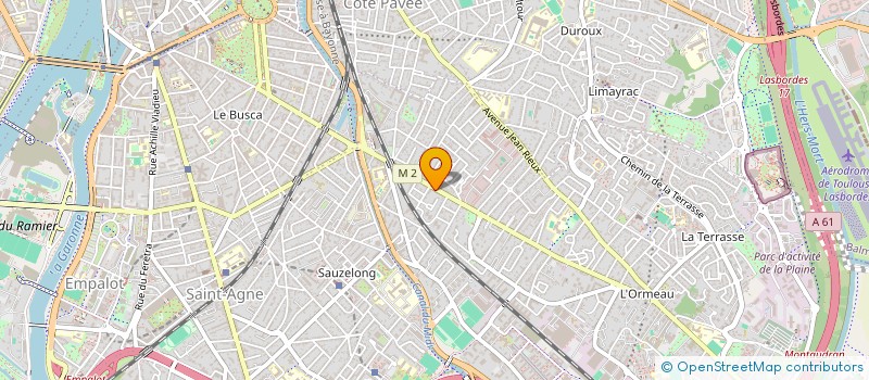 localisation de l'entreprise LOUP BERNARD FINANCES EN ABREGE L.B.F  TOULOUSE