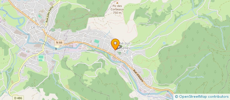 localisation de l'entreprise LOUP BLANC  FRESSE-SUR-MOSELLE