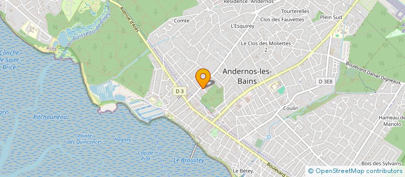 localisation de l'entreprise LOUP BLEU  ANDERNOS-LES-BAINS