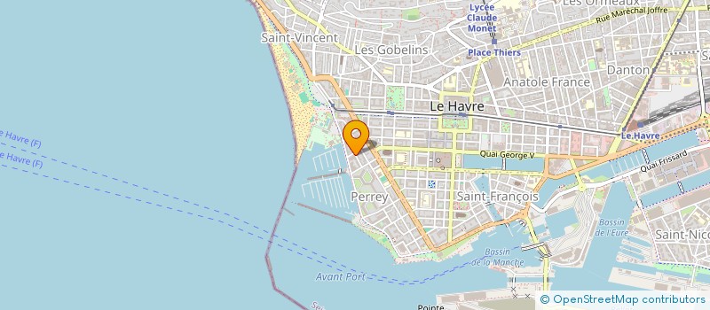 localisation de l'entreprise LOUP INVEST à LE HAVRE