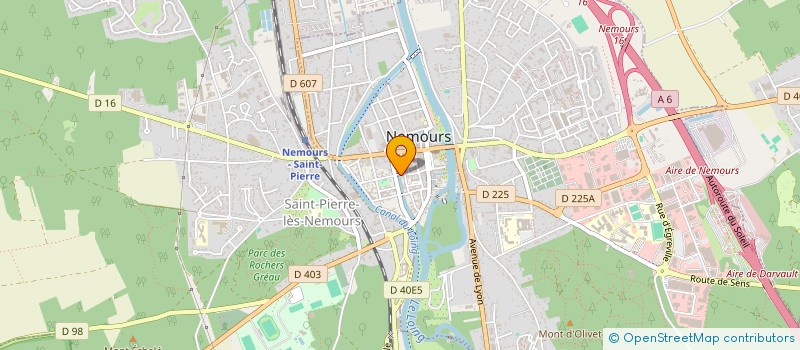 localisation de l'entreprise LOUP - TEBOUL  NEMOURS