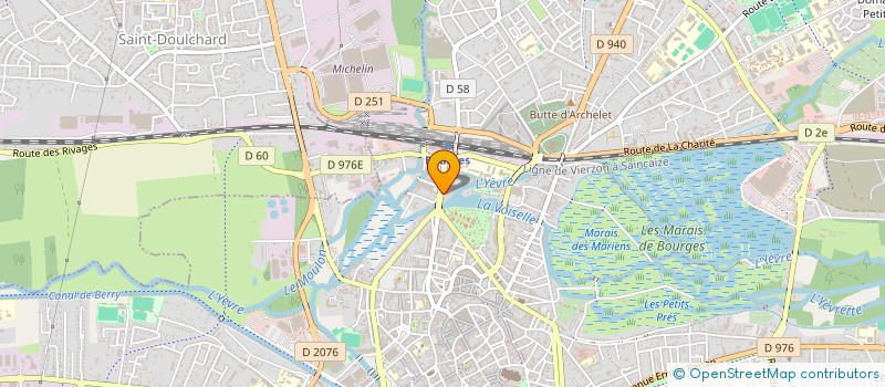 localisation de l'entreprise LOUPAU  BOURGES