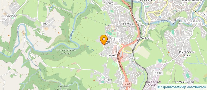 localisation de l'entreprise LOUPAU IMMO  OLEMPS