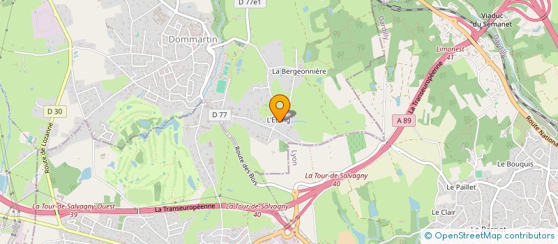 localisation de l'entreprise LOUPAUMALIN  DOMMARTIN