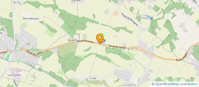 localisation de l'entreprise LOUPEPE  VERFEIL