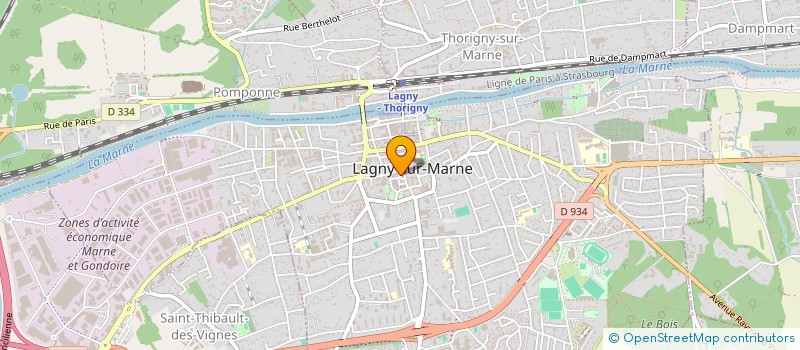 localisation de l'entreprise LOUPETTE  LAGNY-SUR-MARNE