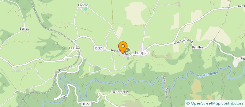 localisation de l'entreprise LOUPIAC TOITURE ET RENOVATION à PLEAUX