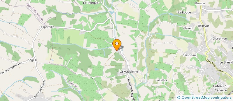 localisation de l'entreprise LOUPIAS  MONTESQUIEU