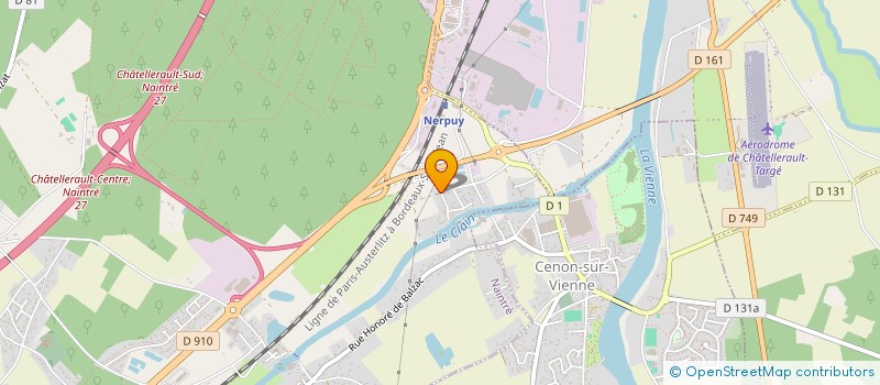 localisation de l'entreprise LOUPIAU  NAINTRE