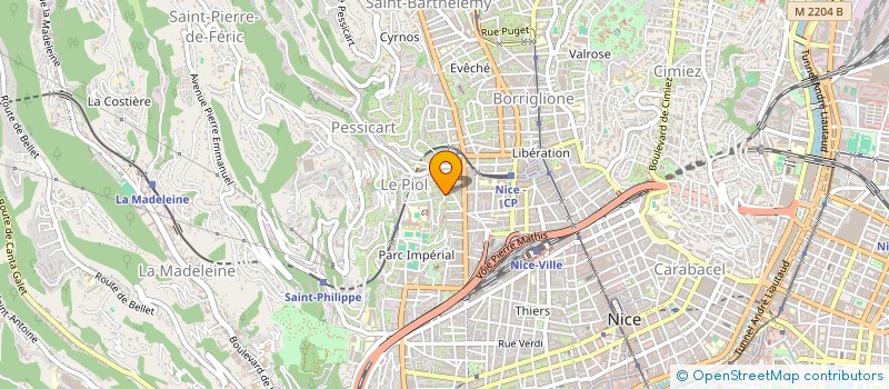 localisation de l'entreprise LOUPIOTE à NICE