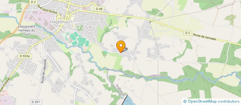 localisation de l'entreprise LOUPRET IMMOBILIER  HAGETMAU