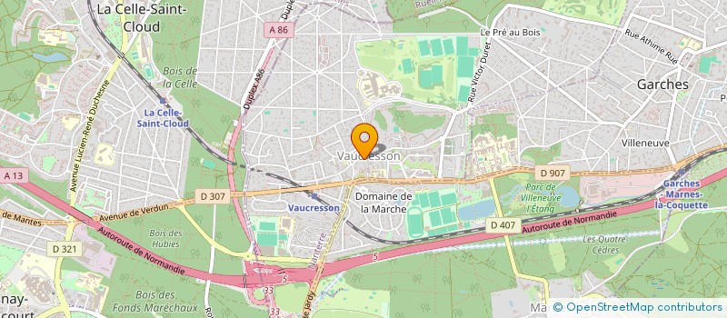 localisation de l'entreprise LOUPS RAVIS à VAUCRESSON