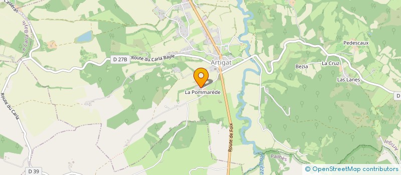 localisation de l'entreprise LOUQUENTEL à ARTIGAT