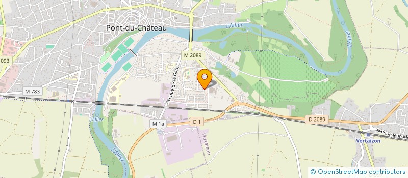 localisation de l'entreprise LOUQUIN  PONT-DU-CHATEAU