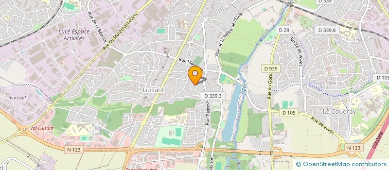 localisation de l'entreprise LOURA à LUISANT