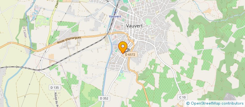 localisation de l'entreprise LOURAGH  VAUVERT