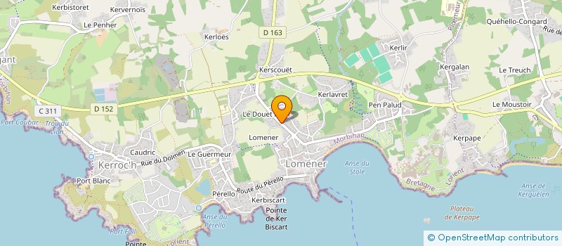 localisation de l'entreprise LOURAN INVEST  PLOEMEUR