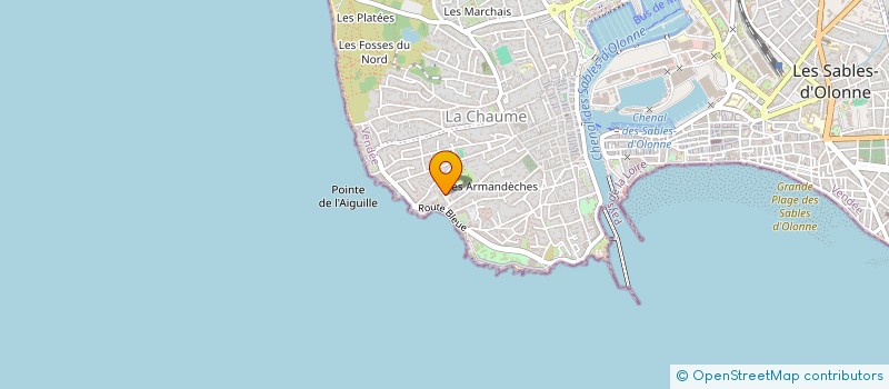 localisation de l'entreprise LOURATIVAL IMMO à LES SABLES D'OLONNE