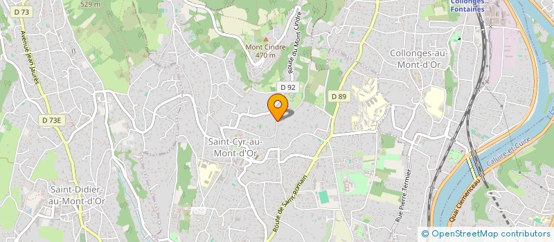 localisation de l'entreprise LOURAY  SAINT-CYR-AU-MONT-D'OR