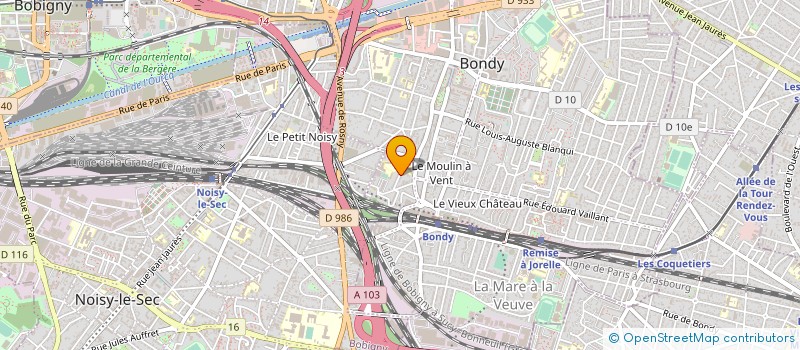 localisation de l'entreprise LOURD à BONDY