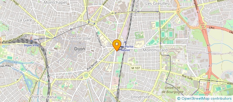 localisation de l'entreprise LOURDELET-LA MOUNETTE à DIJON