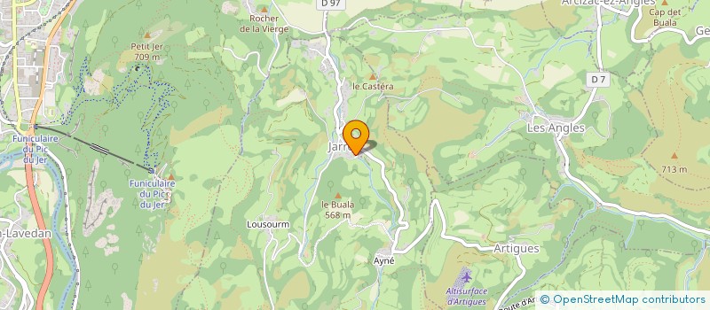 localisation de l'entreprise LOURDES ACTU  JARRET