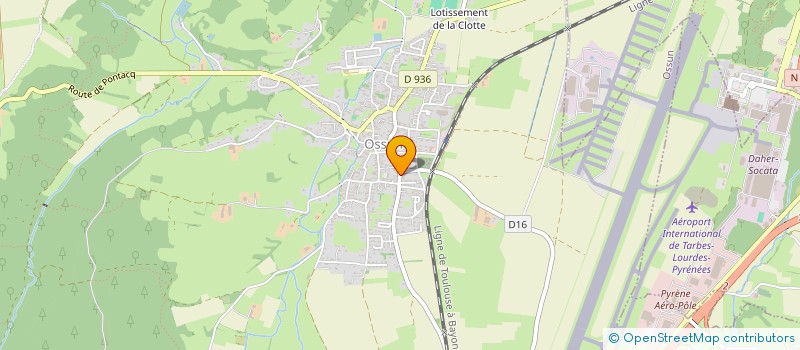 localisation de l'entreprise LOURDES BILLARD CLUB à OSSUN