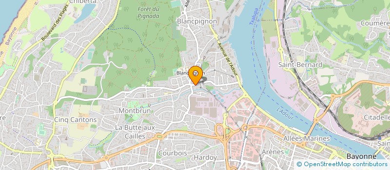 localisation de l'entreprise LOURDES MARCOS  ANGLET