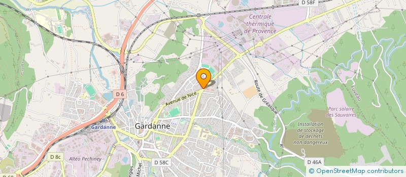 localisation de l'entreprise LOURDJANE IMMO  GARDANNE