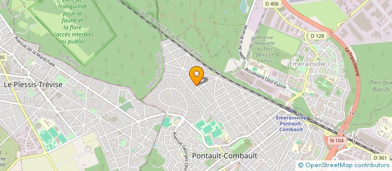localisation de l'entreprise LOUREIRO à PONTAULT-COMBAULT