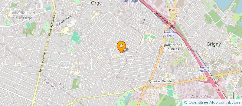 localisation de l'entreprise LOUREIRO MACONNERIE  MORSANG-SUR-ORGE