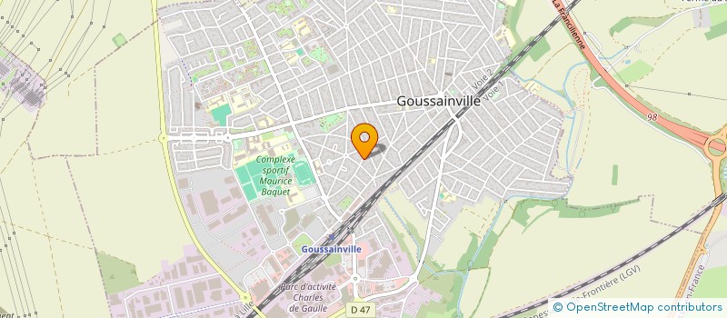 localisation de l'entreprise LOURENCO à GOUSSAINVILLE