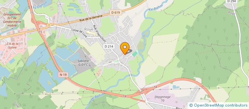 localisation de l'entreprise LOURENCO  MAGNY-DANIGON