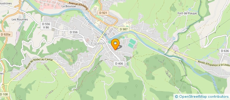 localisation de l'entreprise LOURENCO PEINTURES  ESPALION