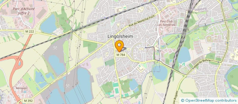 localisation de l'entreprise LOURENCO-SCHMIDT  LINGOLSHEIM