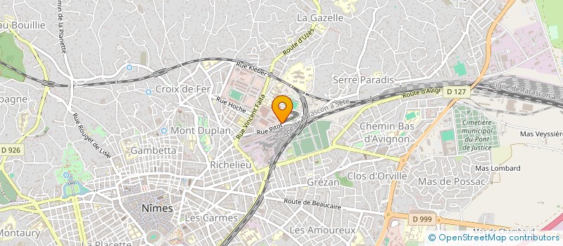 localisation de l'entreprise LOURI  NIMES