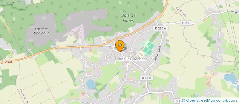 localisation de l'entreprise LOURINNE  FLINES-LEZ-RACHES