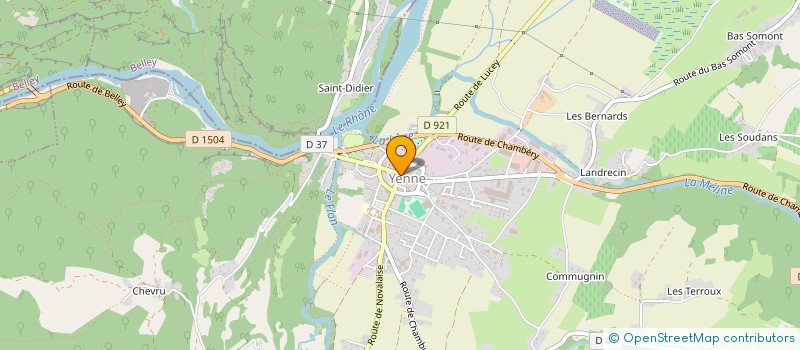 localisation de l'entreprise LOURIS VOGLANS  YENNE