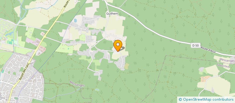 localisation de l'entreprise LOURMIERE  MESSANGES