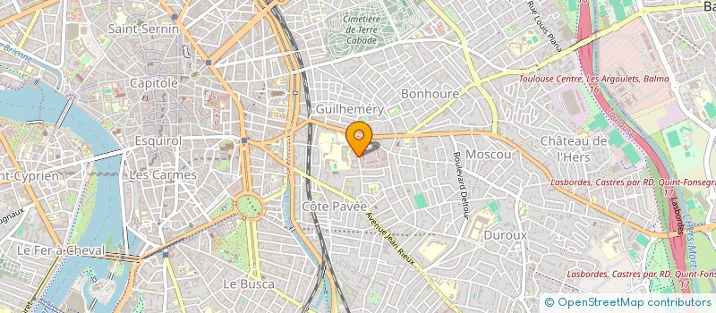 localisation de l'entreprise LOURMIERE COPIN à TOULOUSE