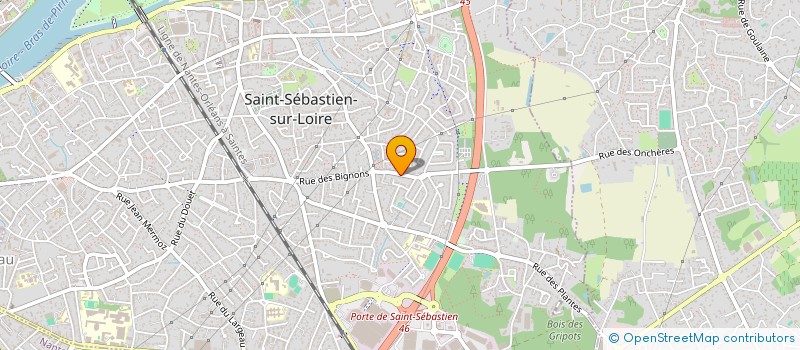 localisation de l'entreprise LOURN'HOME à SAINT-SEBASTIEN-SUR-LOIRE