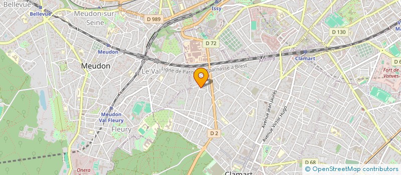 localisation de l'entreprise LOUROC à CLAMART