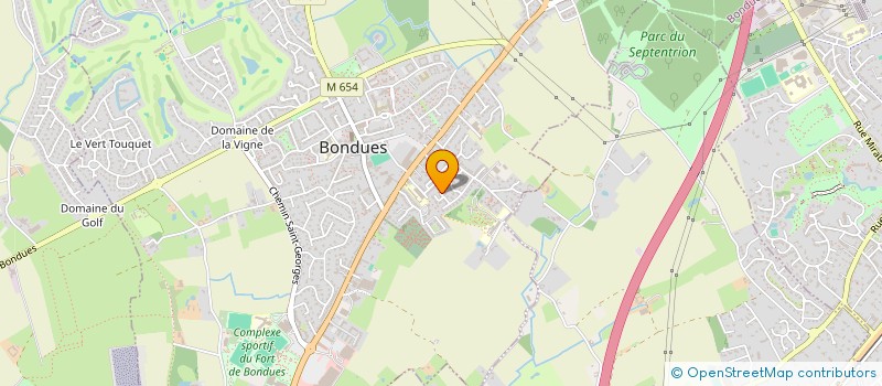 localisation de l'entreprise LOUROFI  BONDUES