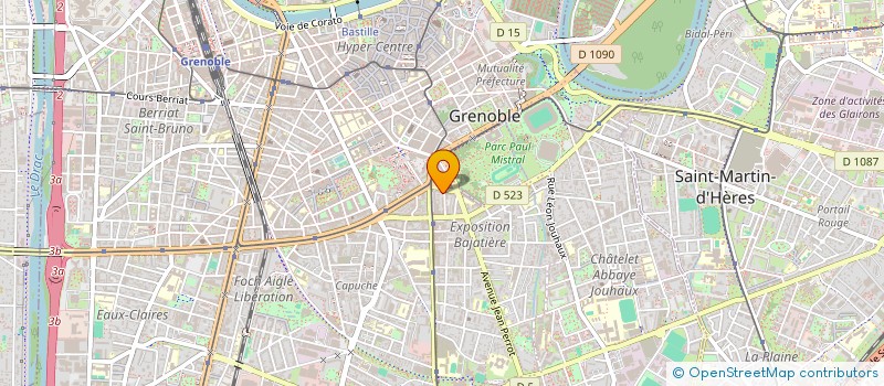 localisation de l'entreprise LOUROM  GRENOBLE