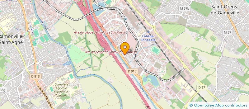 localisation de l'entreprise LOUROMAR  LABEGE