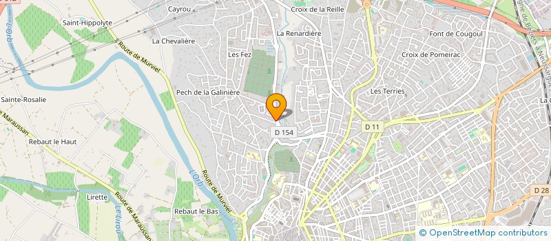 localisation de l'entreprise LOURS à BEZIERS