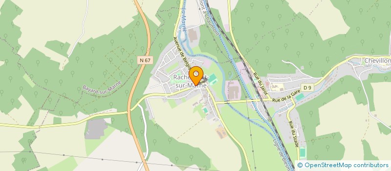 localisation de l'entreprise LOURSON ELECTRICITE MAINTENANCE à RACHECOURT-SUR-MARNE