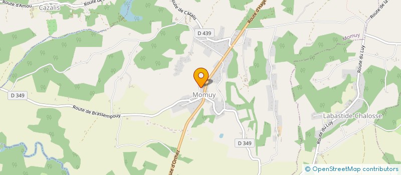 localisation de l'entreprise LOUS AMICS CANTADOUS  MOMUY